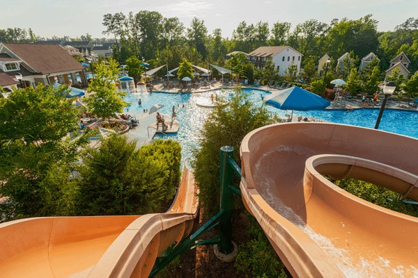 Briar Chapel double pool slides