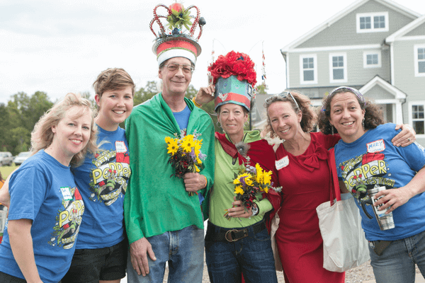 residents enjoying annula pepper fest