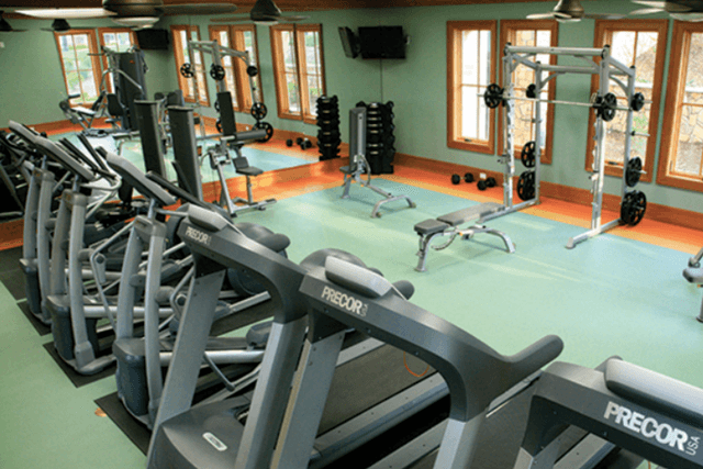 inside Briar Chapel fitness center amenity