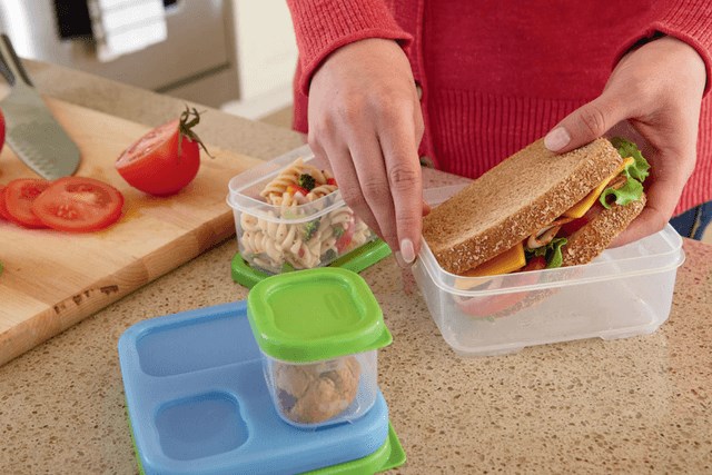 Lunchbox sandwich and container