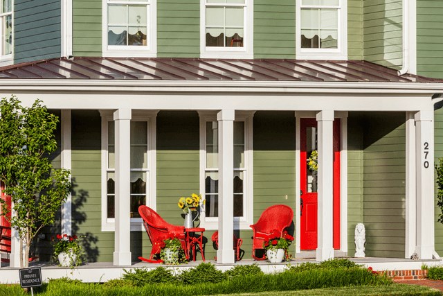 Home with welcoming front porch