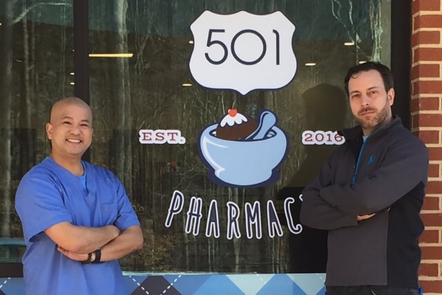 501 Pharmacy entrance