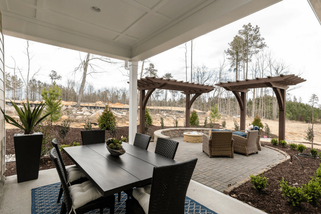 outdoor patio and dining