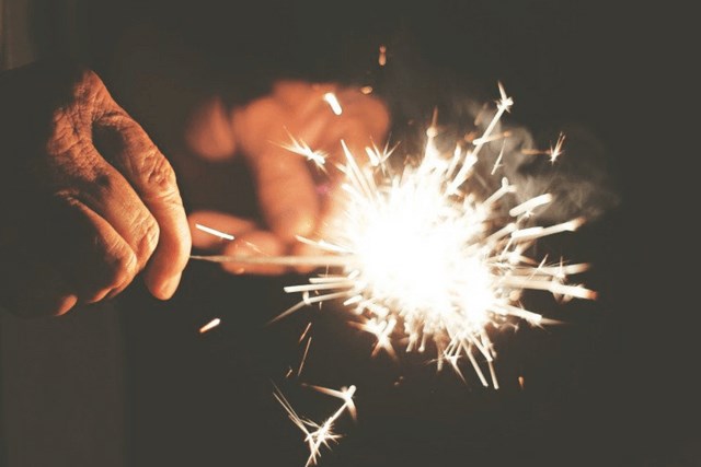 sparklers for the 4th of July