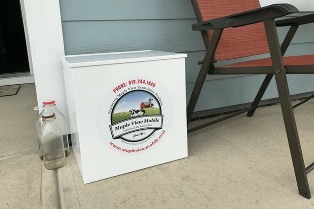 Maple View mobile milk box