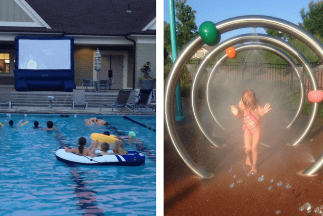 kids enjoying the pool