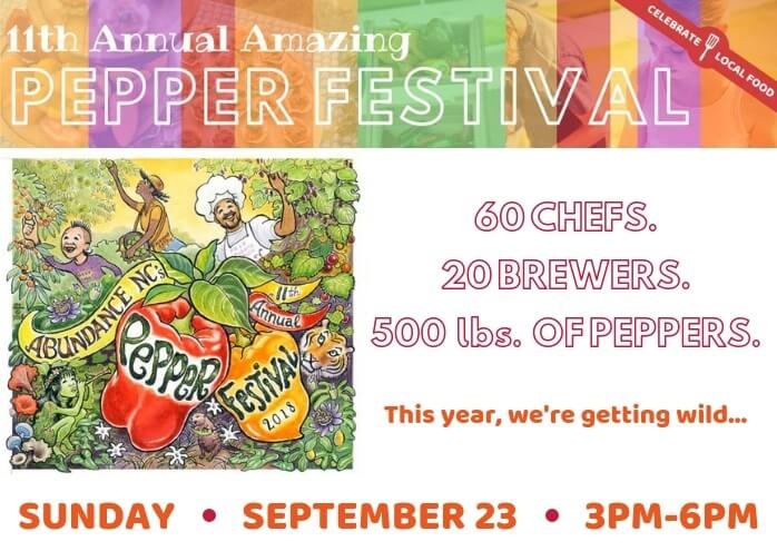 11th Annual Pepper Fest banner sign