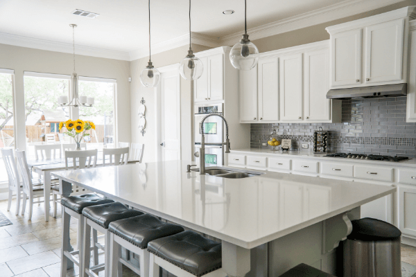 spacious kitchen