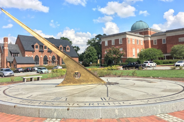 Morehead Planetarium sundial