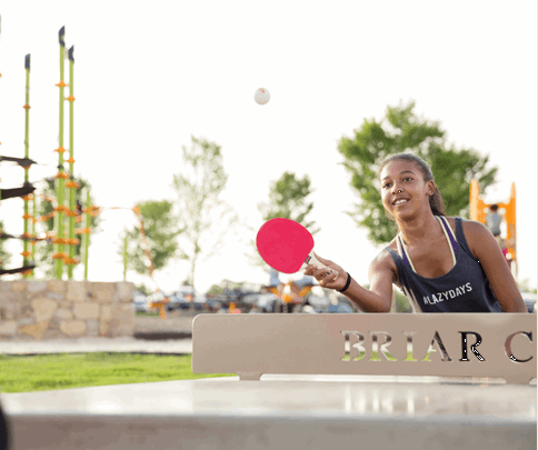 ping pong tables at Great Meadow Park