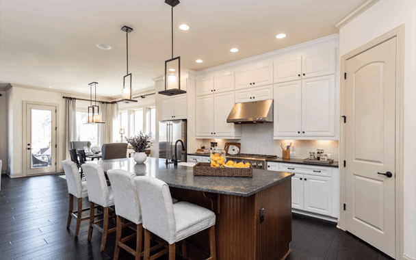 Kitchen in Encore by David Weekley model home