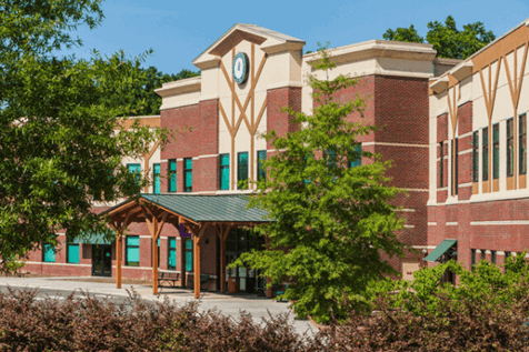 exterior of school