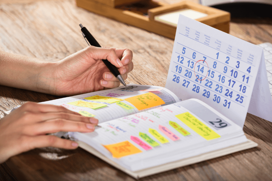 Planner and calendar