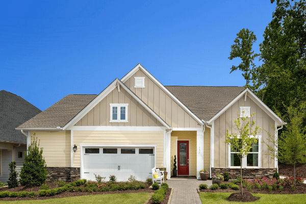 low maintenance model home