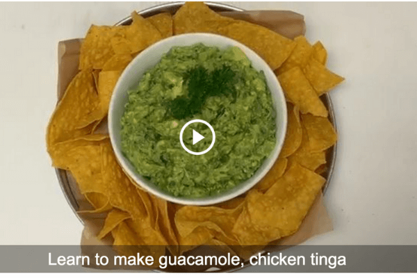 bowl of guacamole