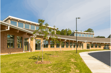 Exterior of local school