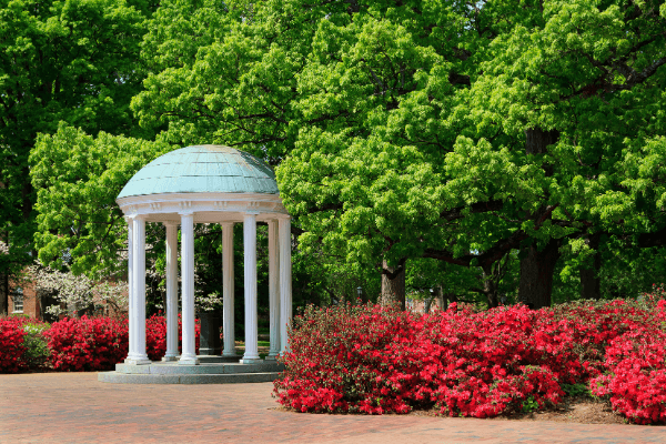 Gazebo and gardens at local museum