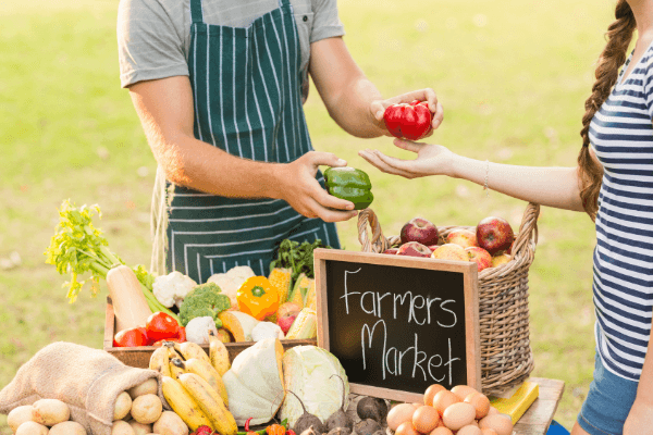 Farmers Market produce