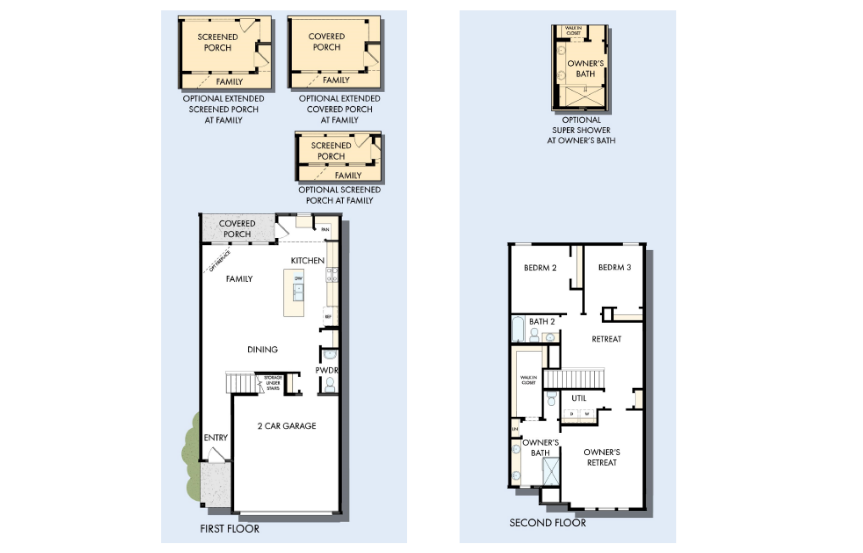 The Oakwood Floorplan by David Weekley Homes