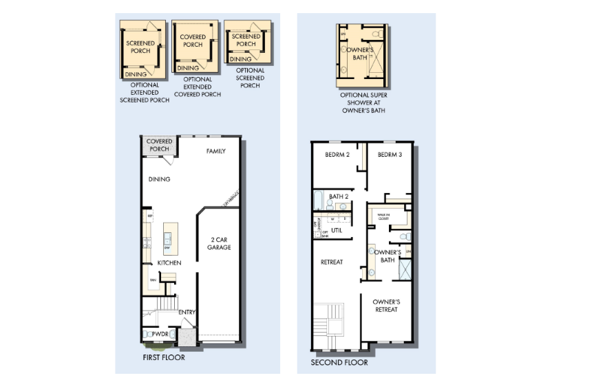 The Mahoney Floorplan by David Weekley Homes