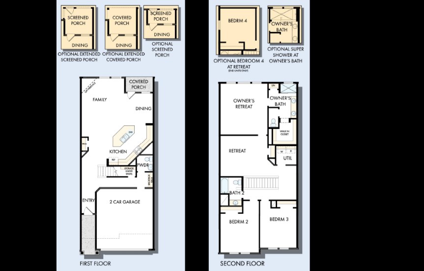 The Abbott Floorplan by David Weekley Homes