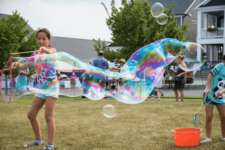 Playground parks kids bubbles outdoors