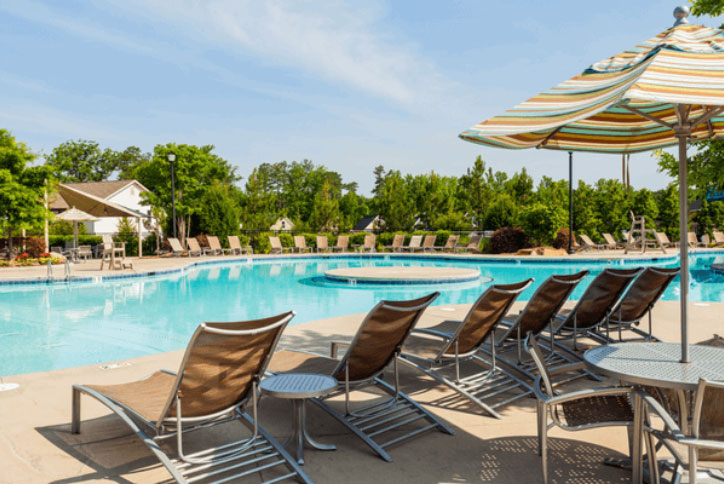 Pool and deck in Briar Chapel