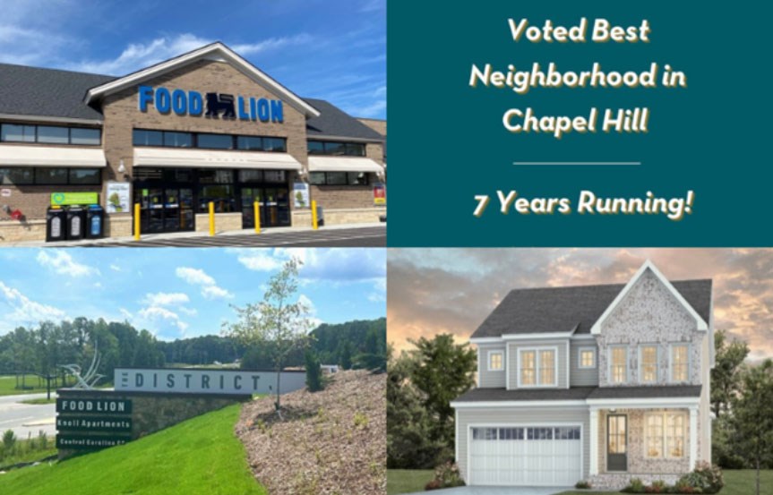 Voted best neighborhood in Briar Chapel 7 years running.